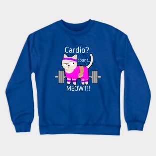 Weightlifting Kitty Crewneck Sweatshirt